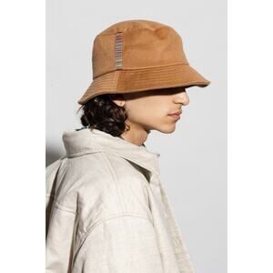 NWT $195 PAUL SMITH camel cashmere wool bucket hat stripe